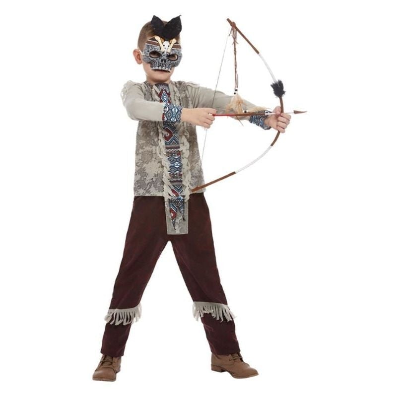 Costumes Australia Dark Spirit Boys Warrior Costume Grey_1