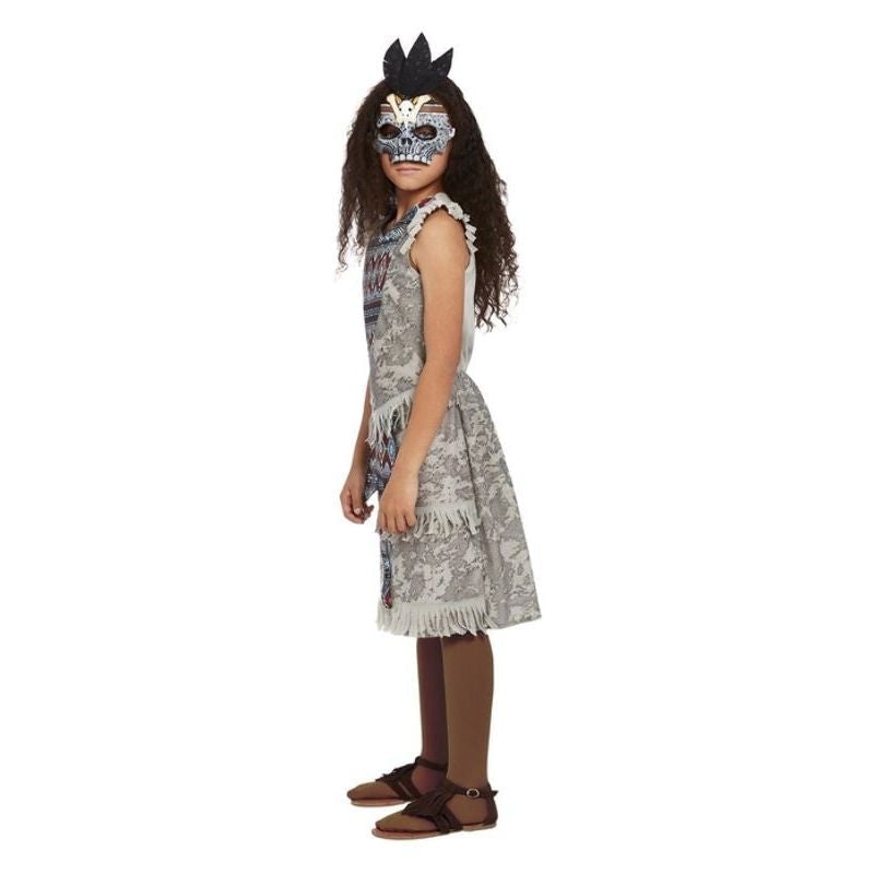 Costumes Australia Dark Spirit Girls Warrior Costume Grey_3