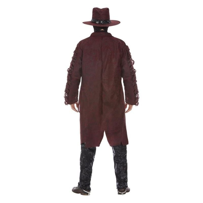 Costumes Australia Dark Spirit Western Cowboy Deluxe Costume Adult Burgundy_2