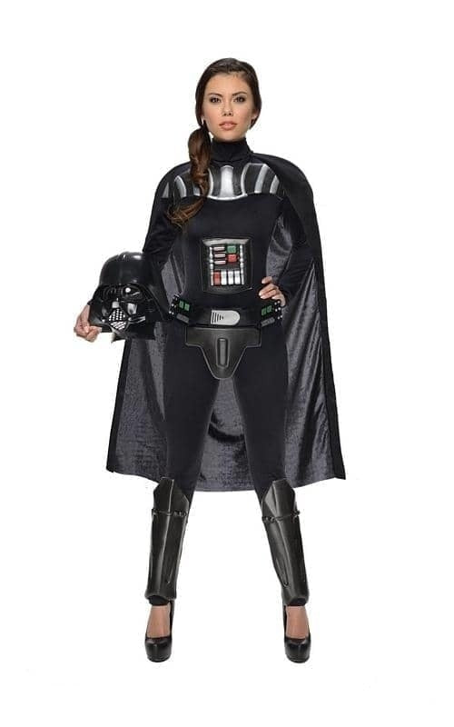 Costumes Australia Darth Vader Womens Costume with Dark Side Sith Mask_2