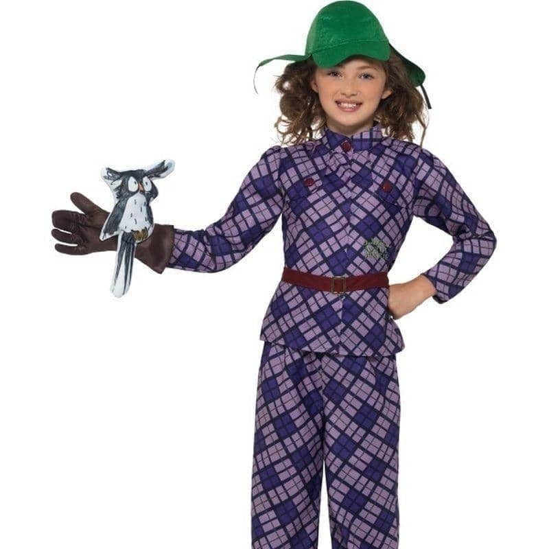 Costumes Australia David Walliams Deluxe Awful Auntie Costume Kids Purple_1