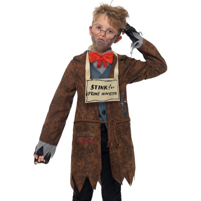 Costumes Australia David Walliams Deluxe Mr Stink Costume Kids Brown_1