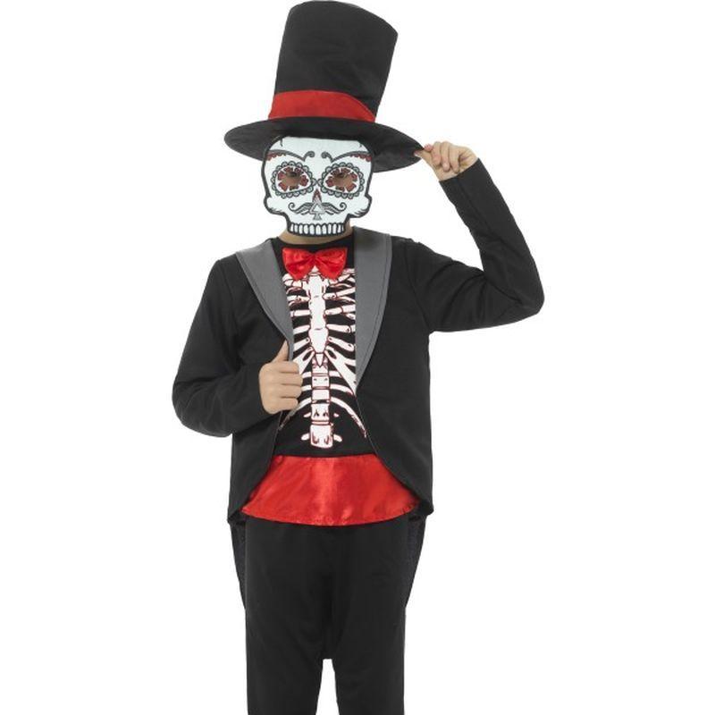 Costumes Australia Day Of The Dead Boy Costume Kids Black_1