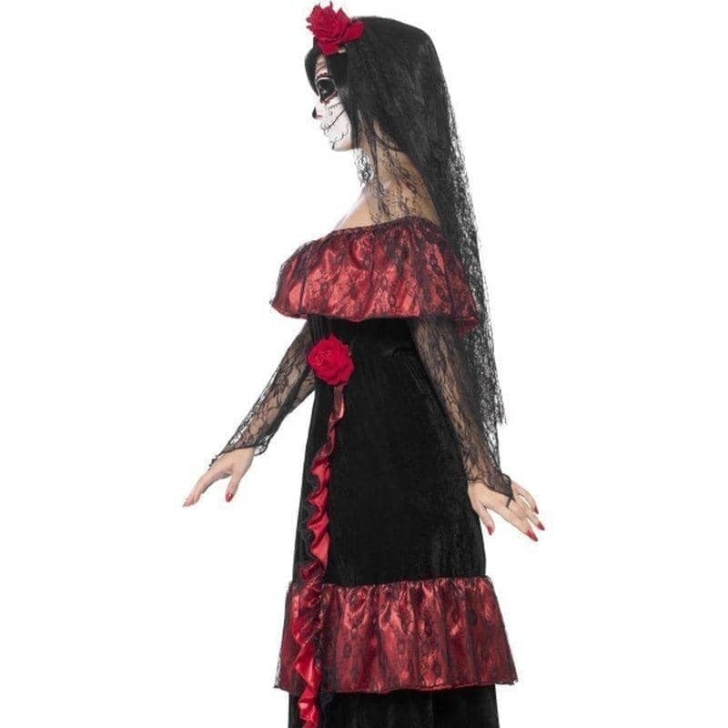 Costumes Australia Day Of The Dead Bride Costume Adult Red Dress_3