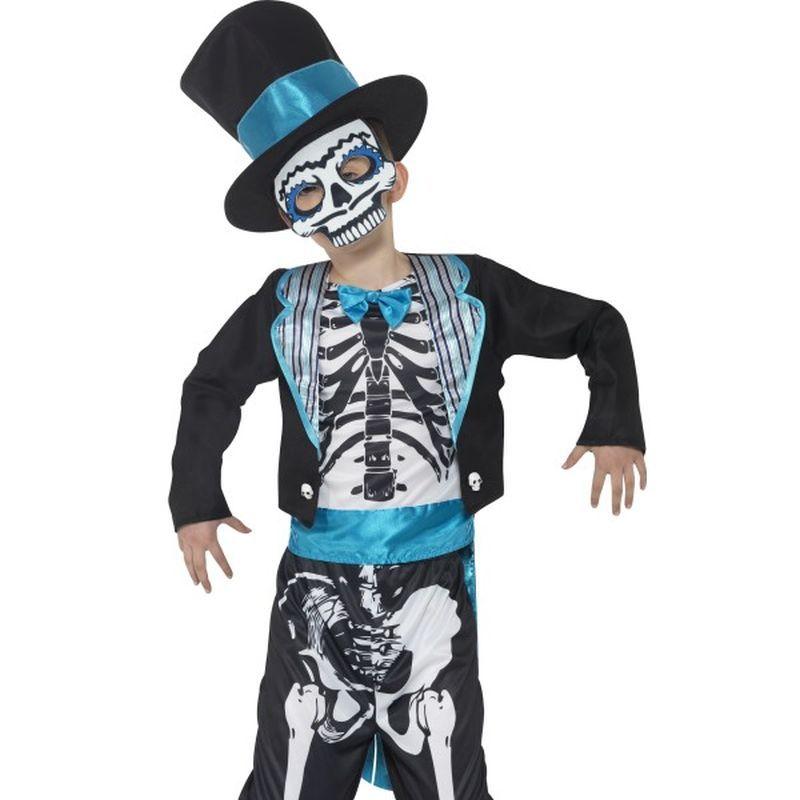 Costumes Australia Day Of The Dead Groom Costume Kids Black_1