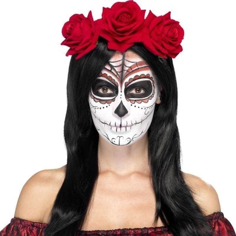 Costumes Australia Day Of The Dead Headband Adult Red_1