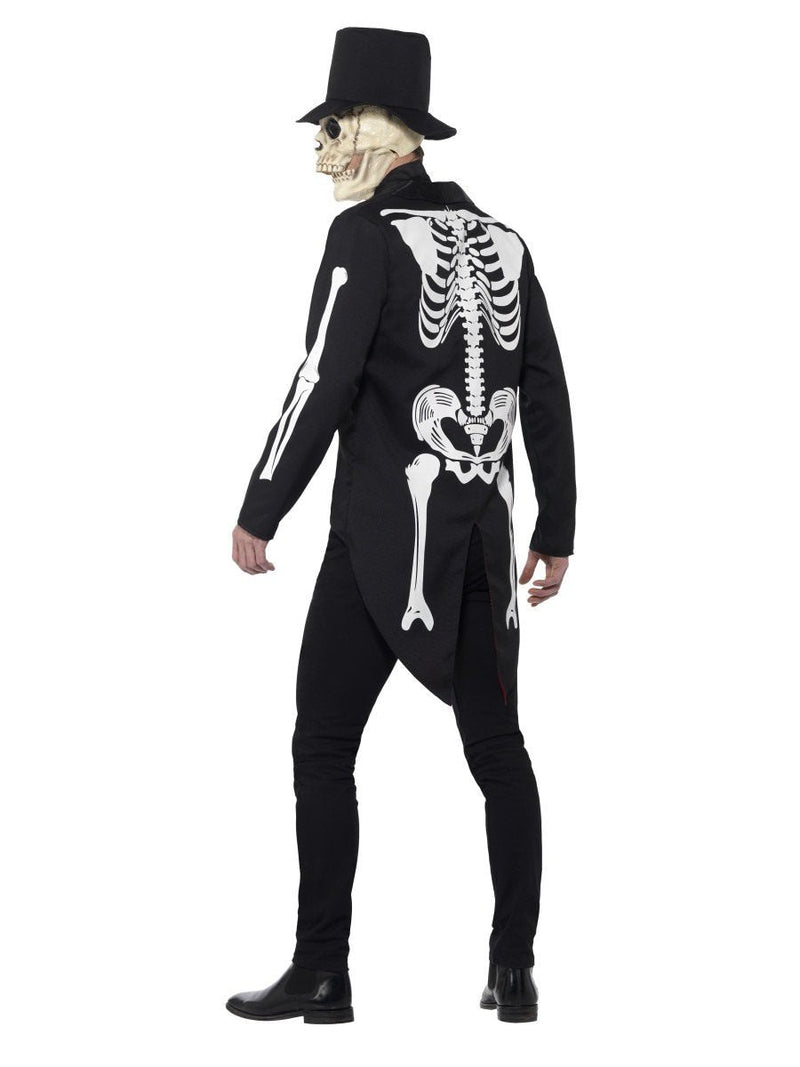 Costumes Australia Day Of The Dead Senor Skeleton Costume Adult Black_3