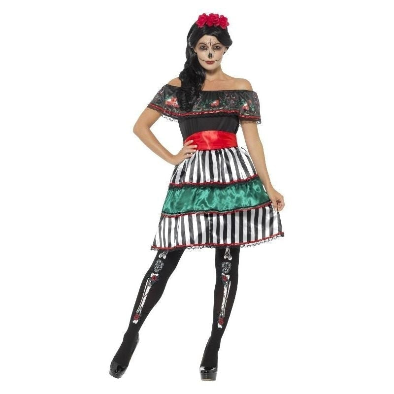 Costumes Australia Day Of The Dead Senorita Doll Costume Adult_2