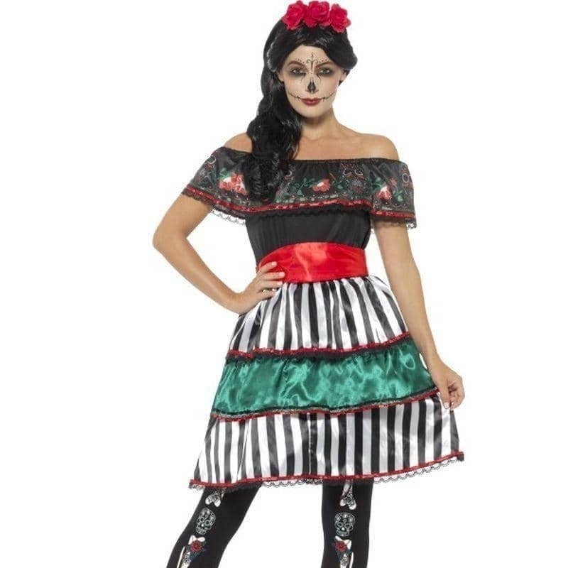 Costumes Australia Day Of The Dead Senorita Doll Costume Adult_1