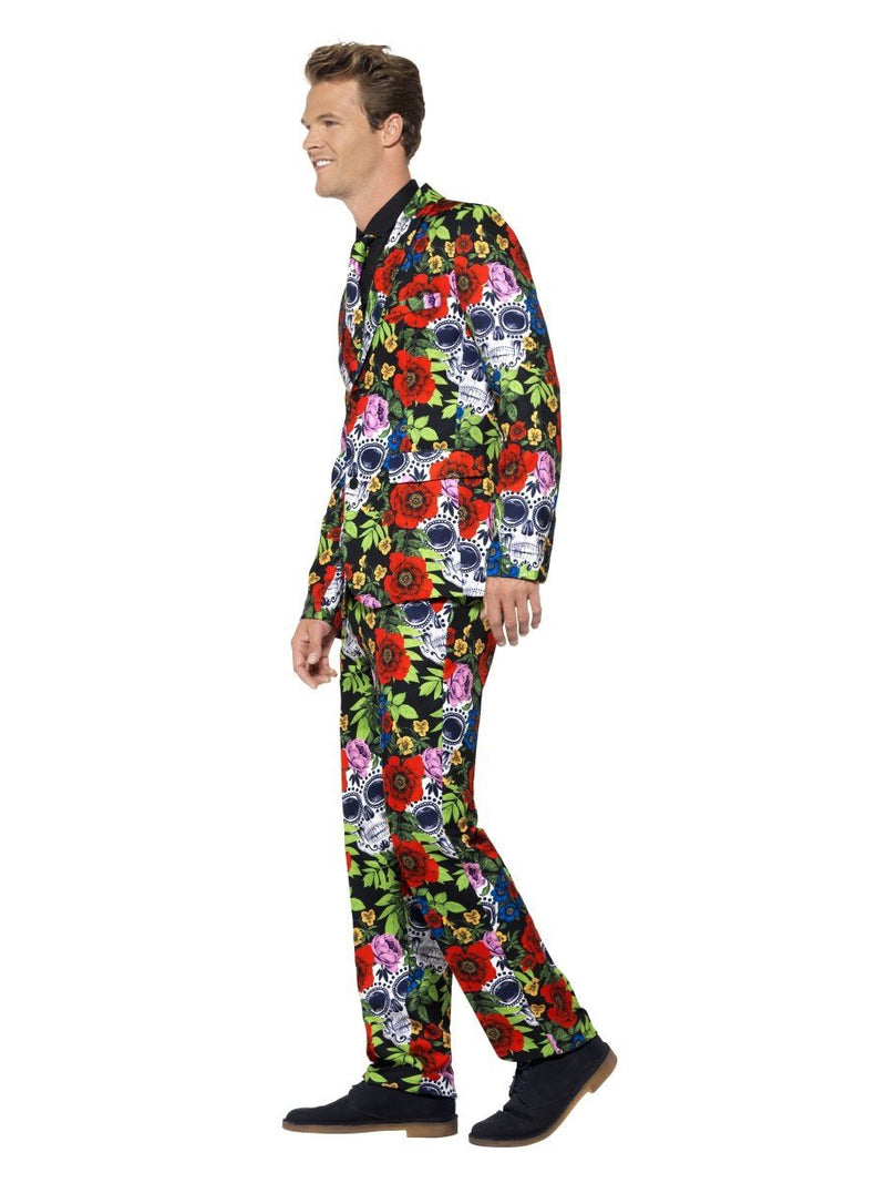 Costumes Australia Day Of The Dead Suit Adult Multi Coloured_3