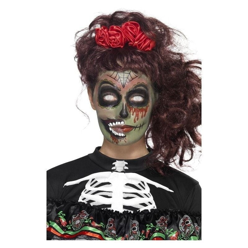 Costumes Australia Size Chart Day Of The Dead Zombie Make Up Kit Grease Adult Multi