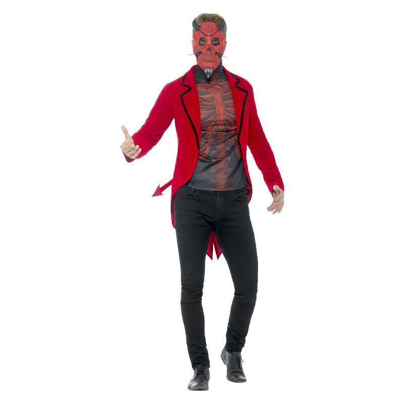 Costumes Australia Day of the Dead Devil Costume Red Adult_1