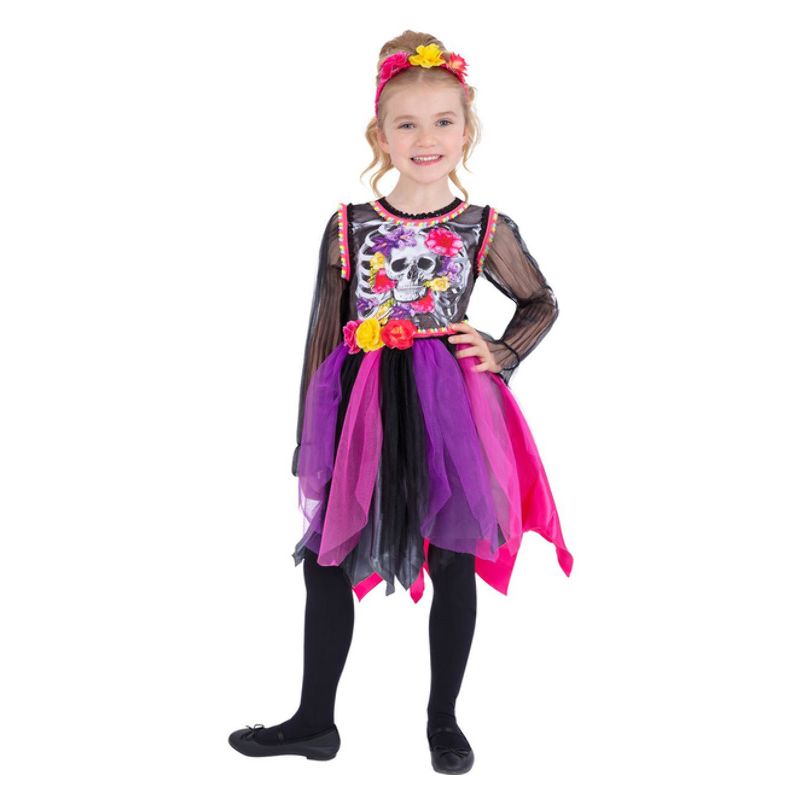 Costumes Australia Day of the Dead Pom-Pom Costume Child_1