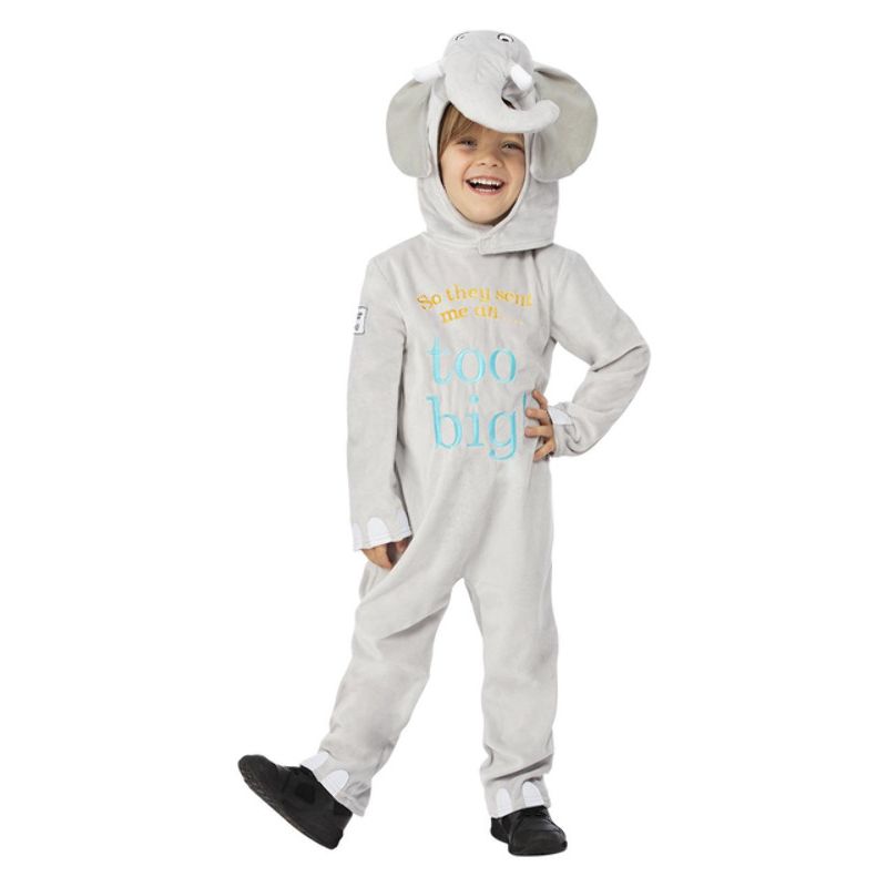 Costumes Australia Dear Zoo Deluxe Elephant Costume Child Grey White_1