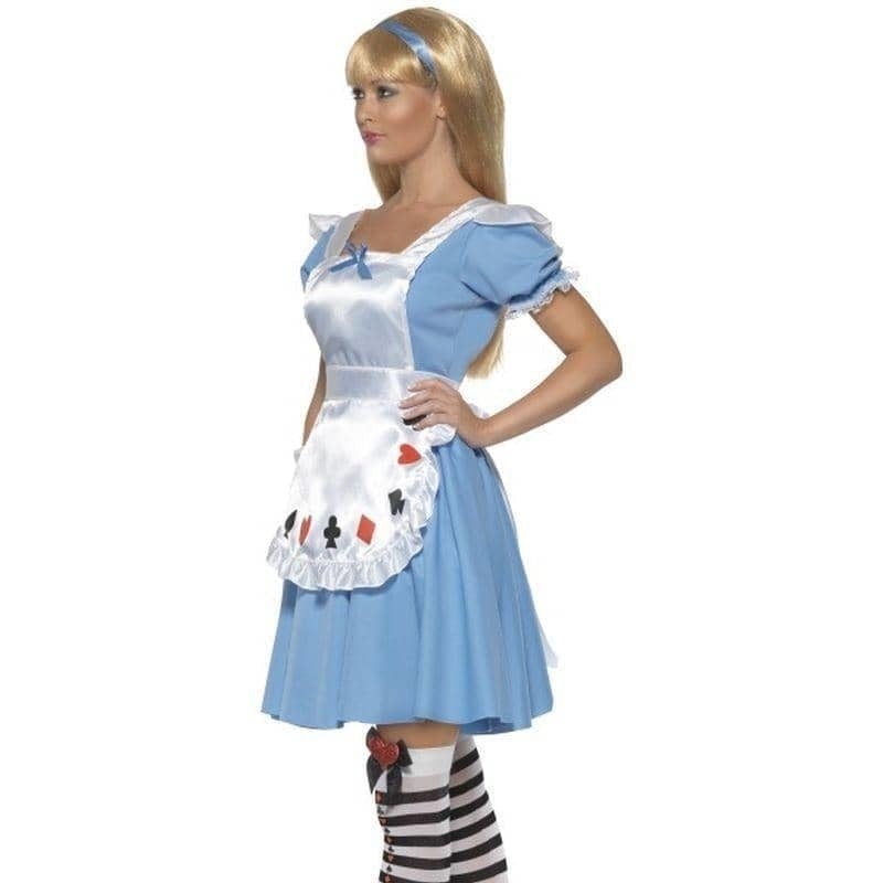 Costumes Australia Deck Of Cards Girl Costume Ladies Alice In Wonderland Adult Blue White_3