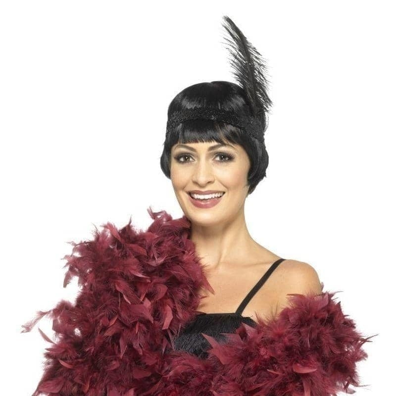 Costumes Australia Deluxe Boa Burgundy 180cm Long_1