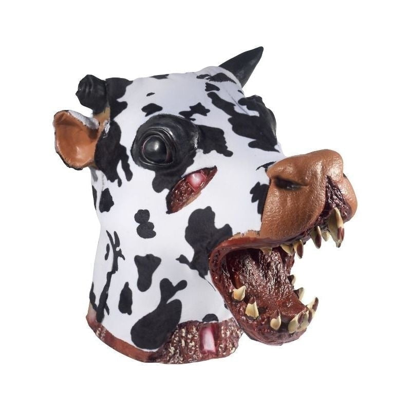 Costumes Australia Size Chart Deluxe Butchered Daisy The Cow Head Prop Adult Black White