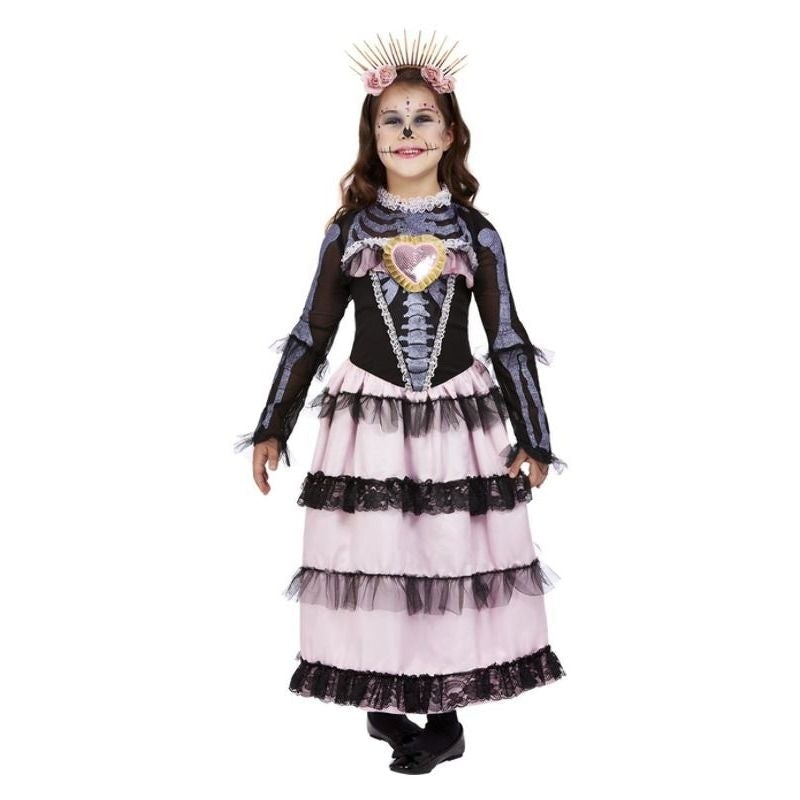 Costumes Australia Deluxe Day Of The Dead Princess Costume Pink_1