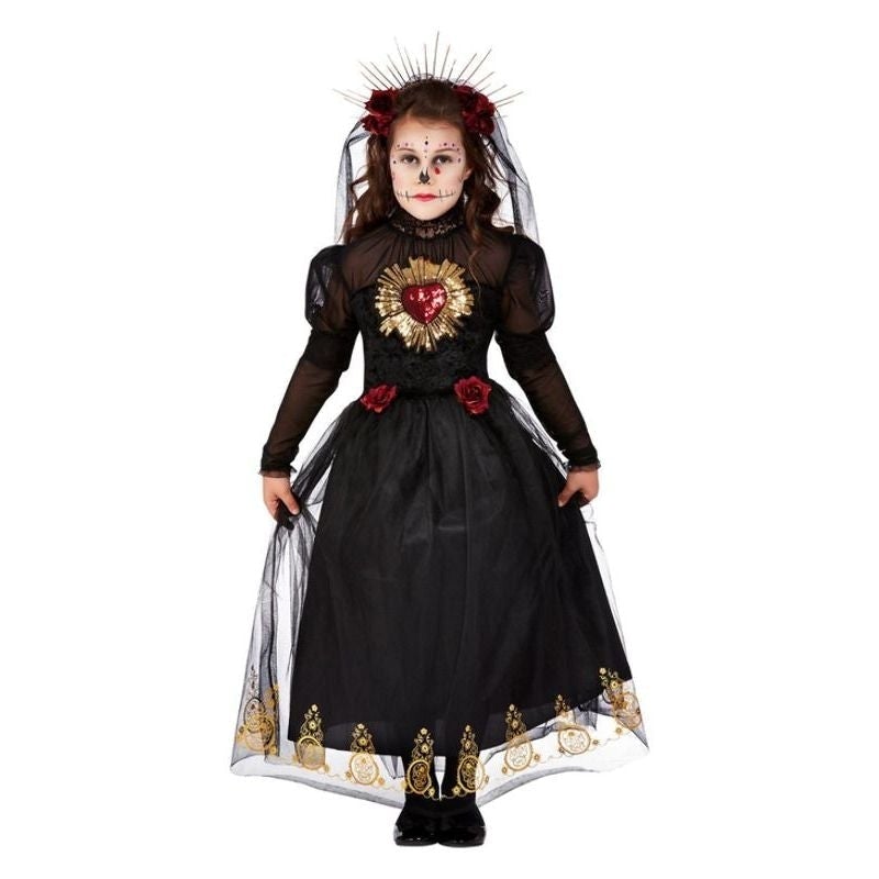 Costumes Australia Deluxe Day Of The Dead Sacred Heart Bride Costume Black_1