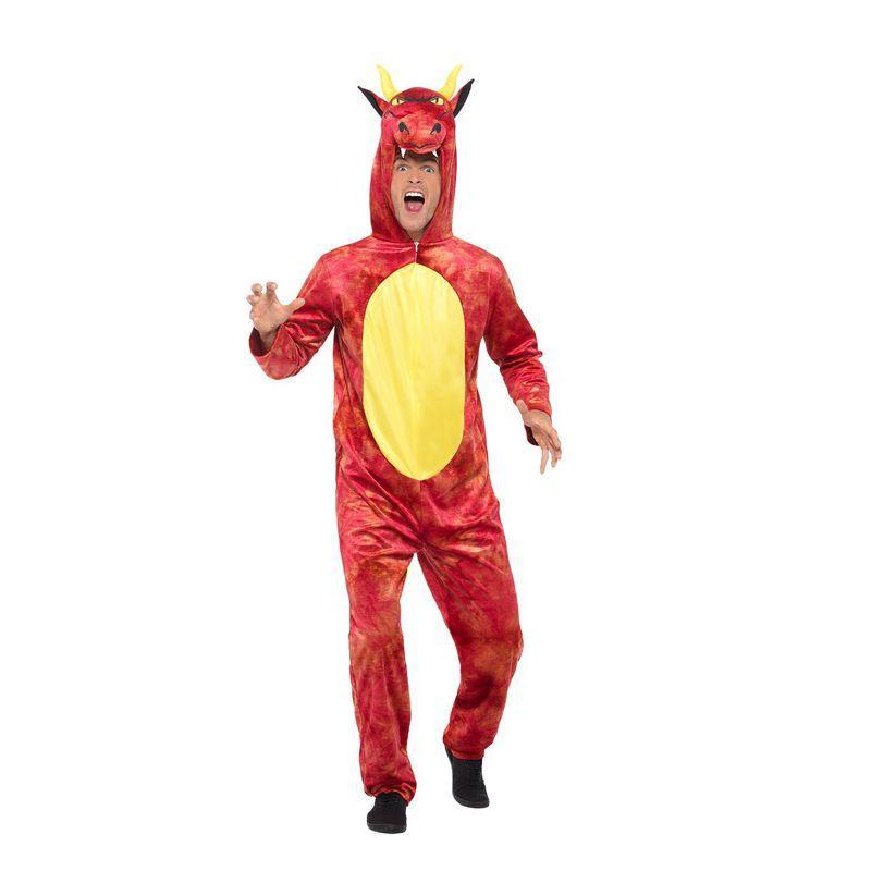 Costumes Australia Deluxe Dragon Costume Adult Red_1