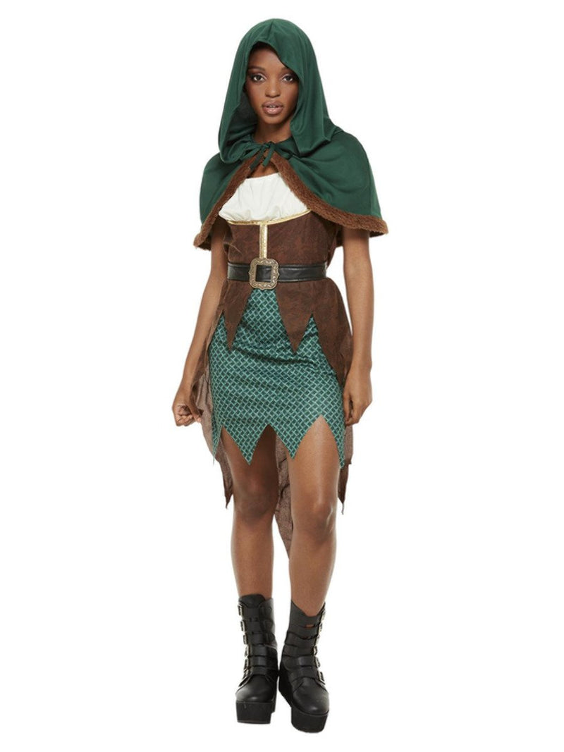 Costumes Australia Deluxe Forest Archer Ladies Costume Green_2