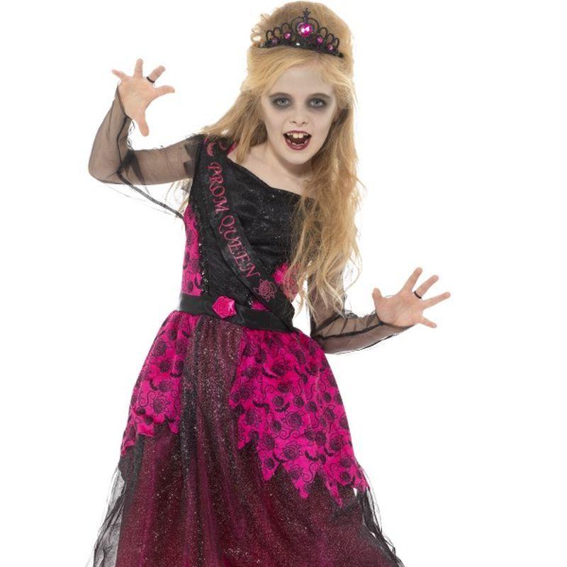 Costumes Australia Deluxe Gothic Prom Queen Costume Adult Pink Black_1