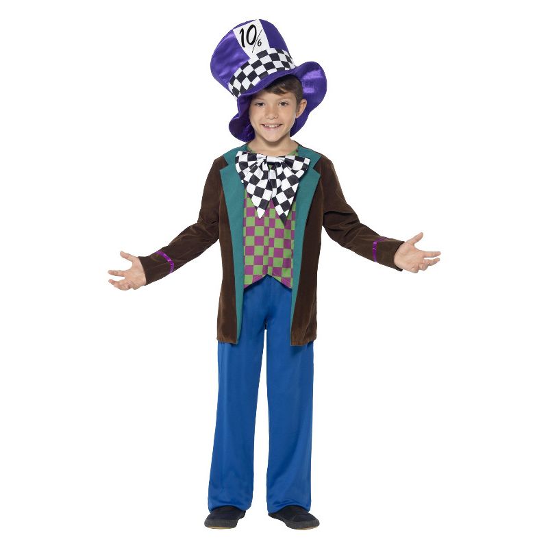 Costumes Australia Deluxe Hatter Costume Blue Child_1