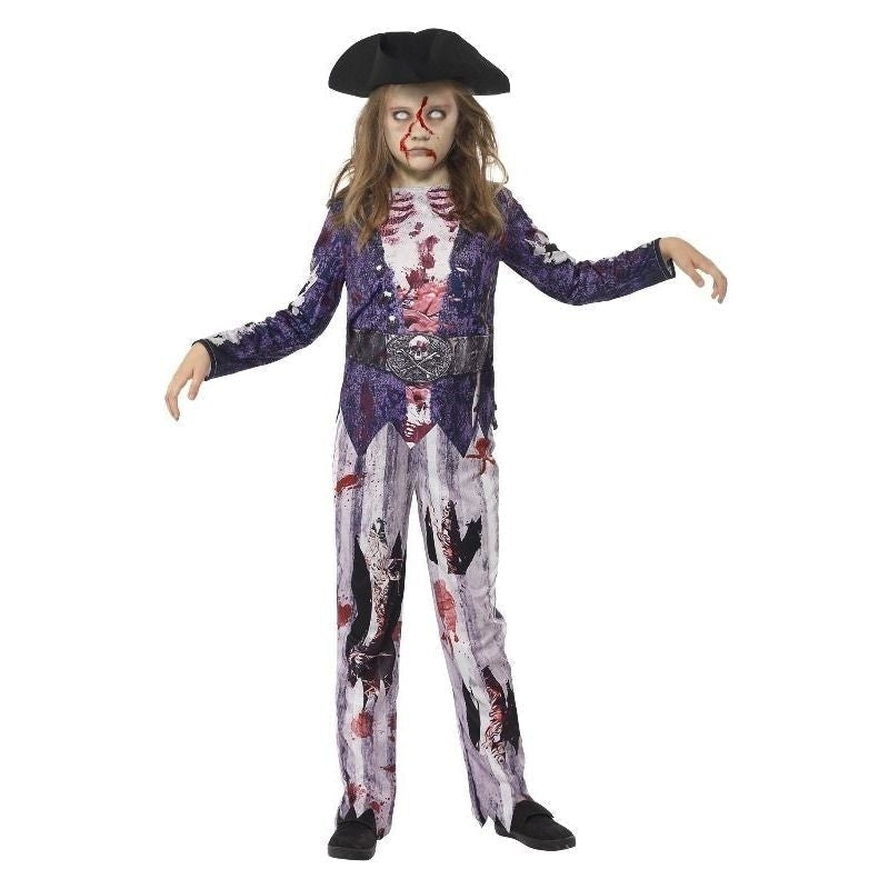 Costumes Australia Deluxe Jolly Rotten Pirate Girl Costume Kids Blue_4