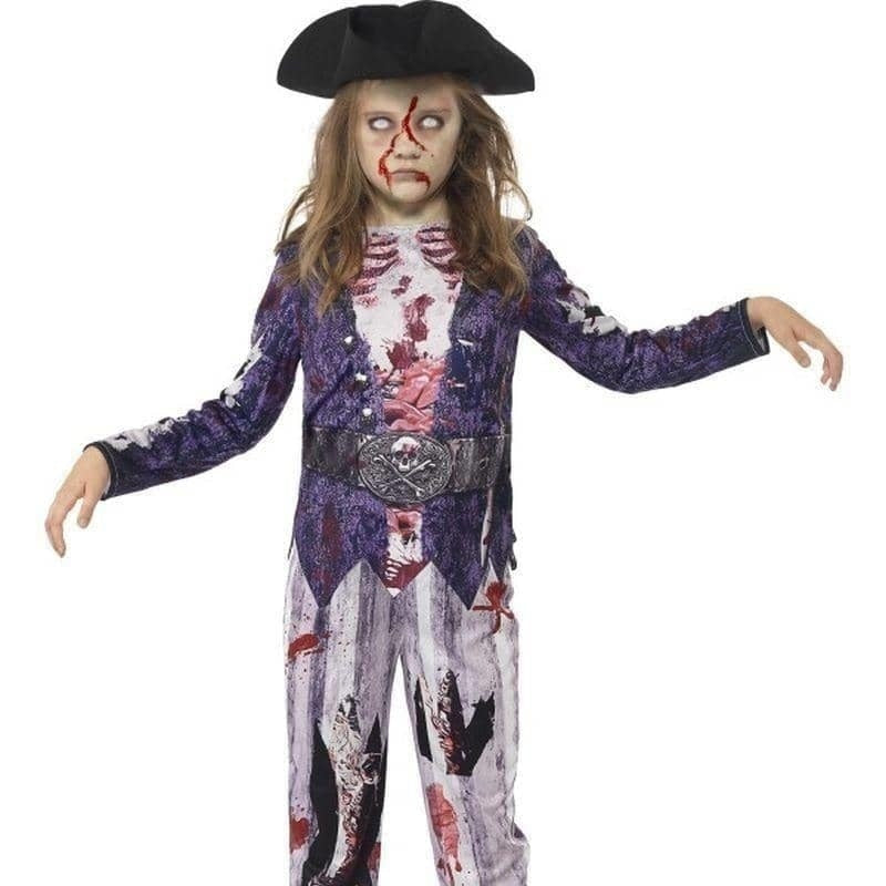 Costumes Australia Deluxe Jolly Rotten Pirate Girl Costume Kids Blue_1