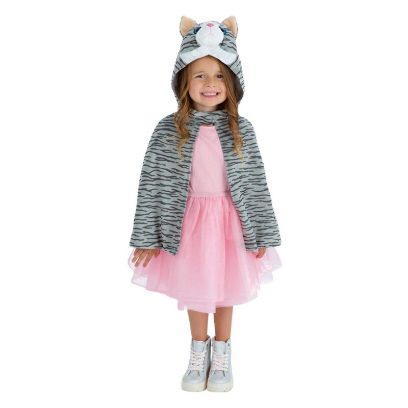 Costumes Australia Deluxe Kitten Plush Cape Kids Child_1