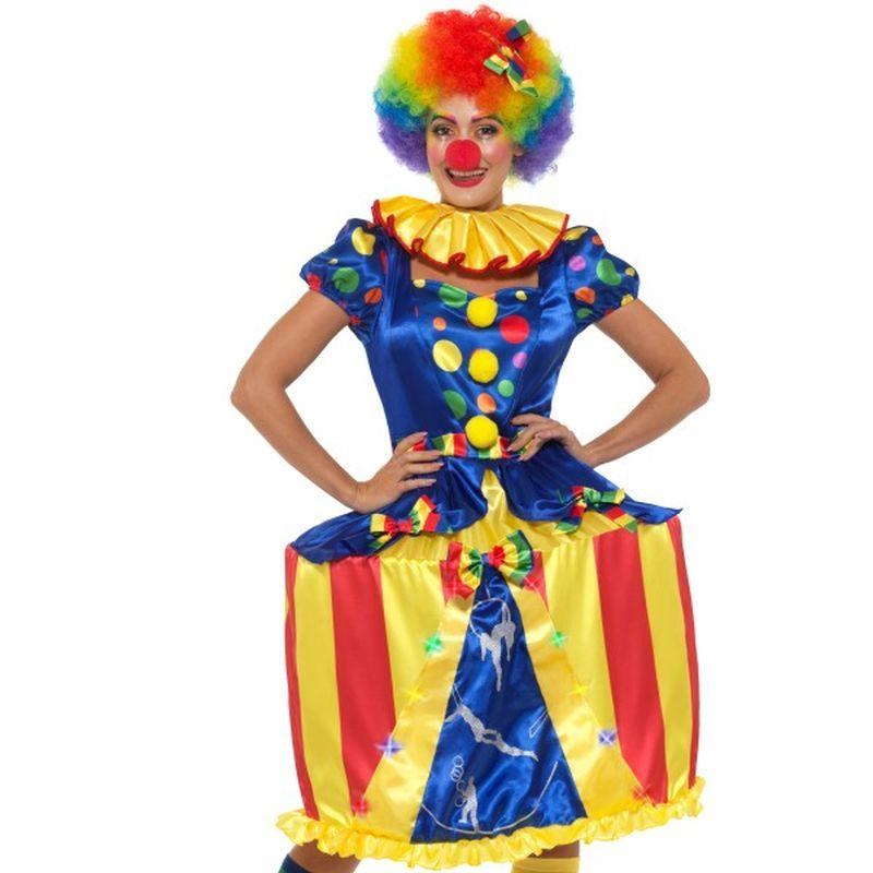 Costumes Australia Deluxe Light Up Carousel Clown Costume Adult Multi_1