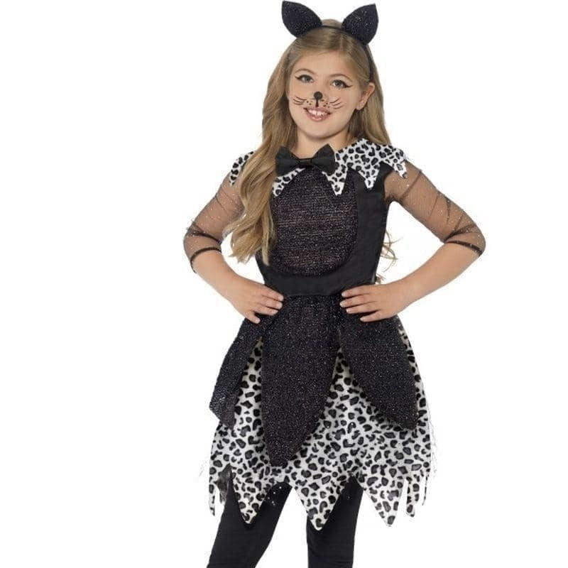 Costumes Australia Deluxe Midnight Cat Costume Kids Black_1