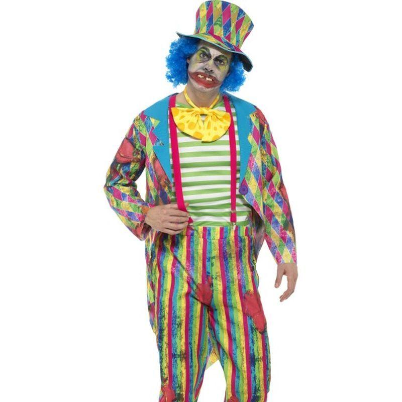 Costumes Australia Deluxe Patchwork Clown Costume Male Adult Yellow Blue_1