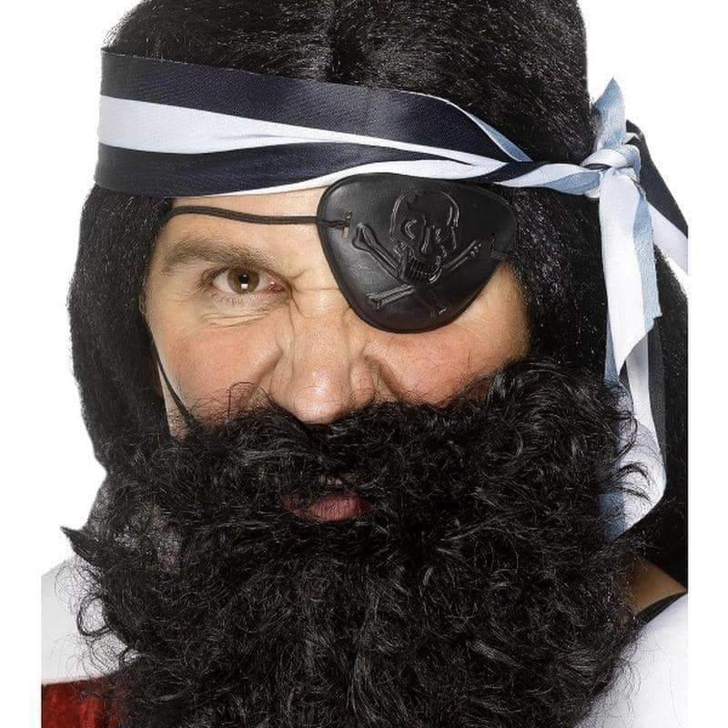 Costumes Australia Deluxe Pirate Beard Adult Black Costume Accessory_1