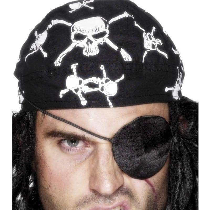 Costumes Australia Deluxe Pirate Eyepatch Adult Black_1