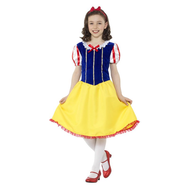 Costumes Australia Deluxe Princess Snow Girl Costume Multi-Coloured Child Dress_1