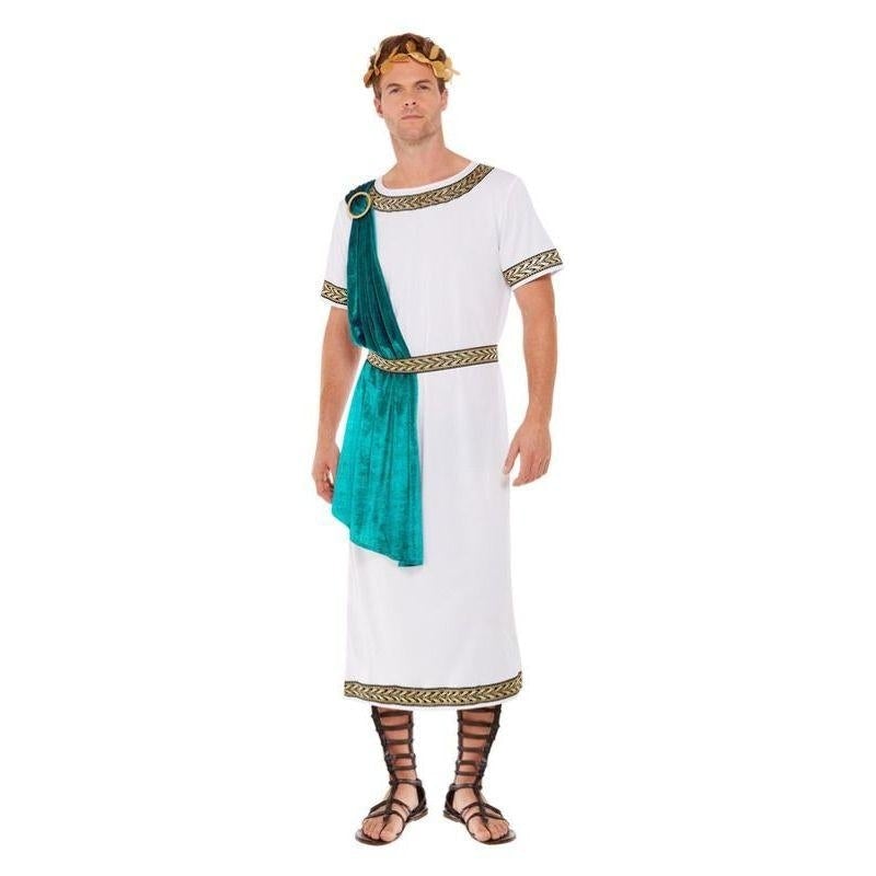 Costumes Australia Deluxe Roman Empire Emperor Toga Costume White_2