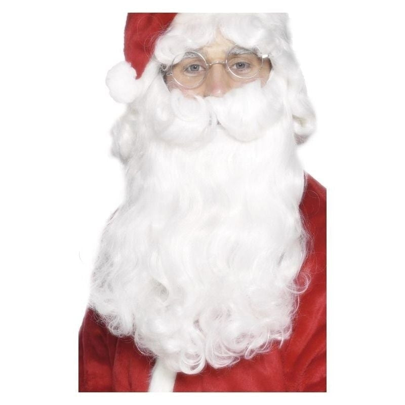 Costumes Australia Size Chart Deluxe Santa Beard Adult White