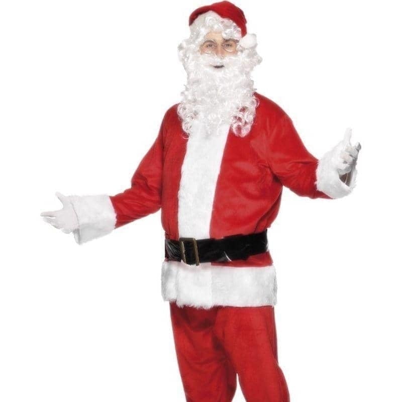 Costumes Australia Deluxe Santa Costume Mens with Beard_1