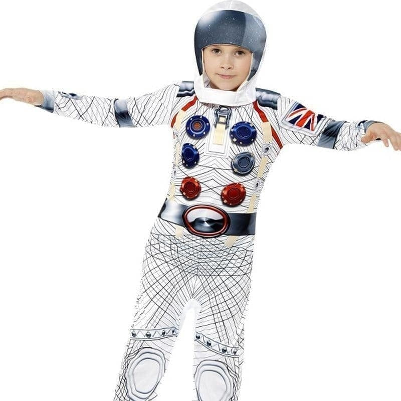 Costumes Australia Deluxe Spaceman Costume Kids White_1