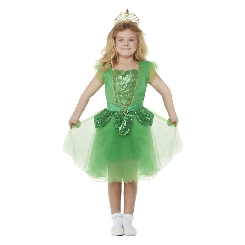 Costumes Australia Deluxe St Patricks Day Glitter Fairy Costume Child Green_1