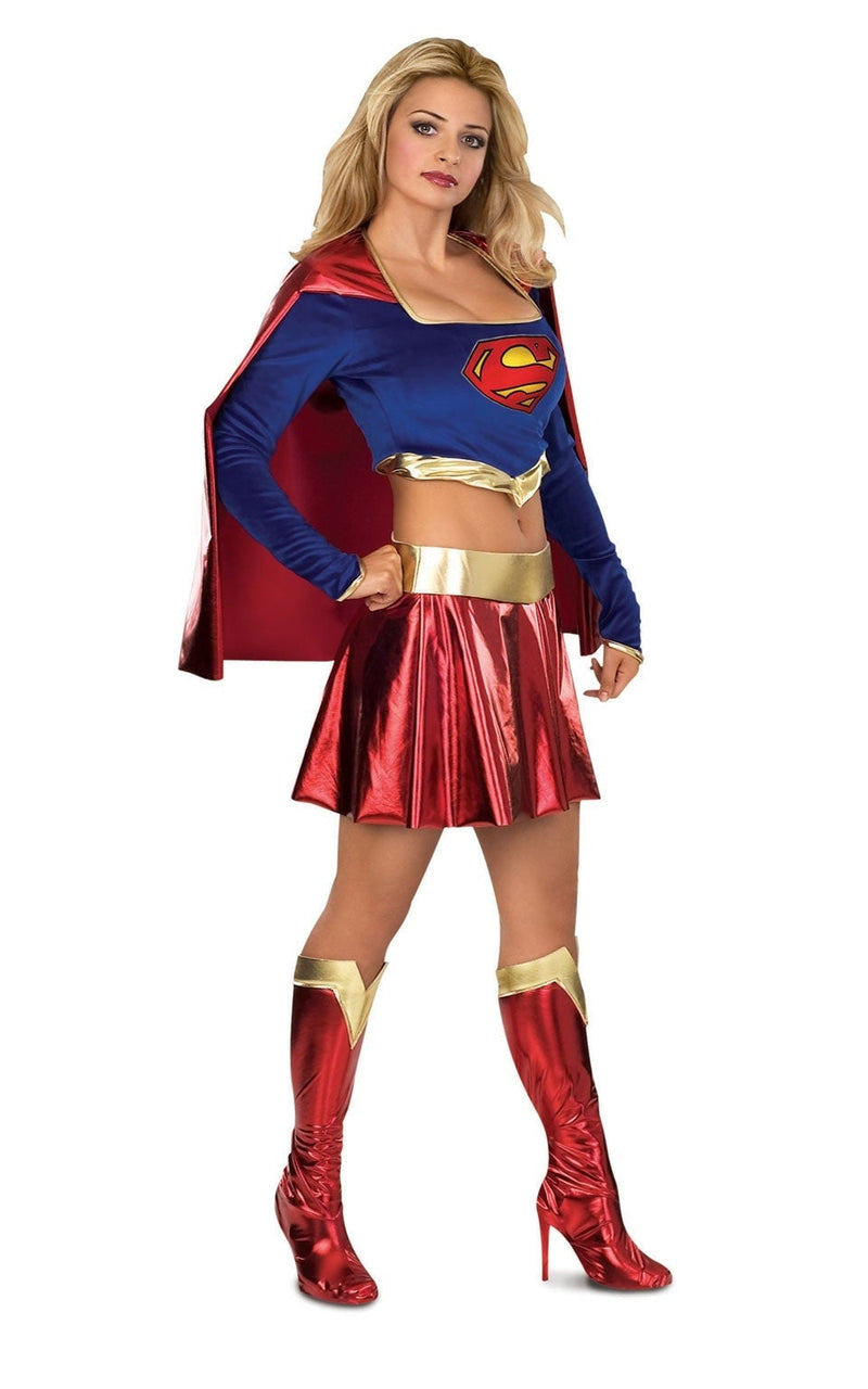 Costumes Australia Deluxe Supergirl Secret Wishes Costume_1