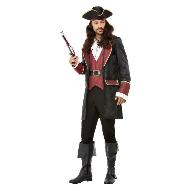 Costumes Australia Deluxe Swashbuckler Pirate Costume Black_1