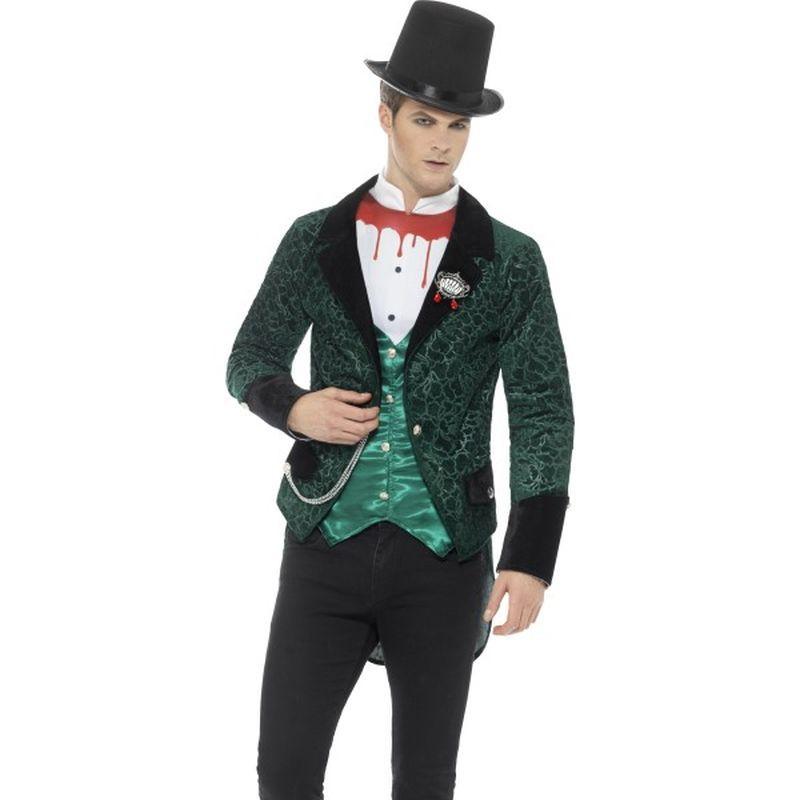 Costumes Australia Deluxe Victorian Vampire Costume Adult Green_1