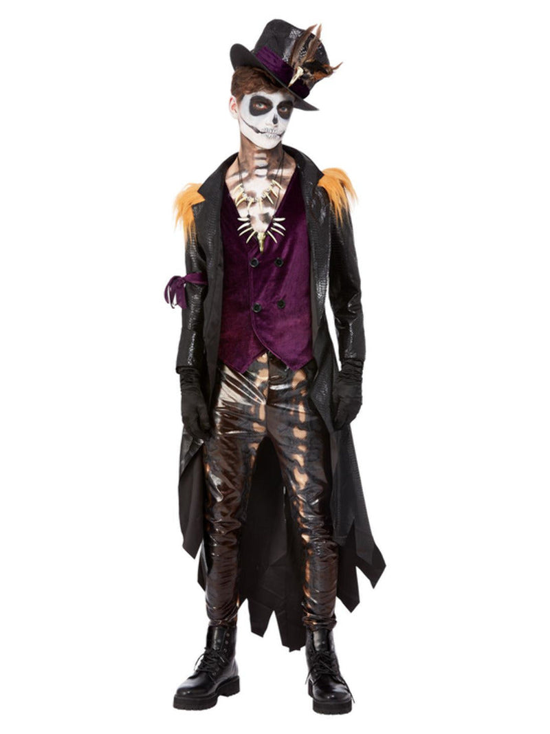 Costumes Australia Deluxe Voodoo Witch Doctor Costume Adult Black Purple_2