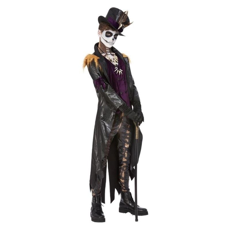 Costumes Australia Deluxe Voodoo Witch Doctor Costume Adult Black Purple_1