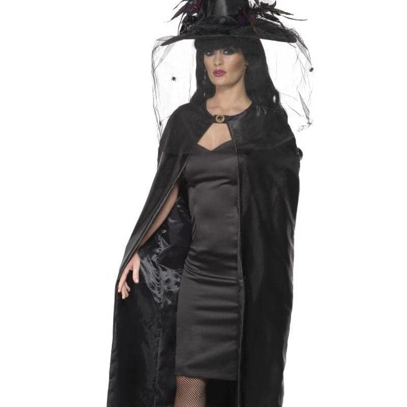 Costumes Australia Deluxe Witch Cape Adult Black_1