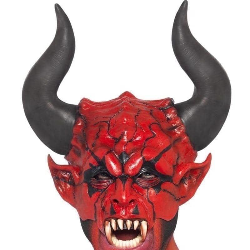 Costumes Australia Devil Lord Mask Adult Red Black_1