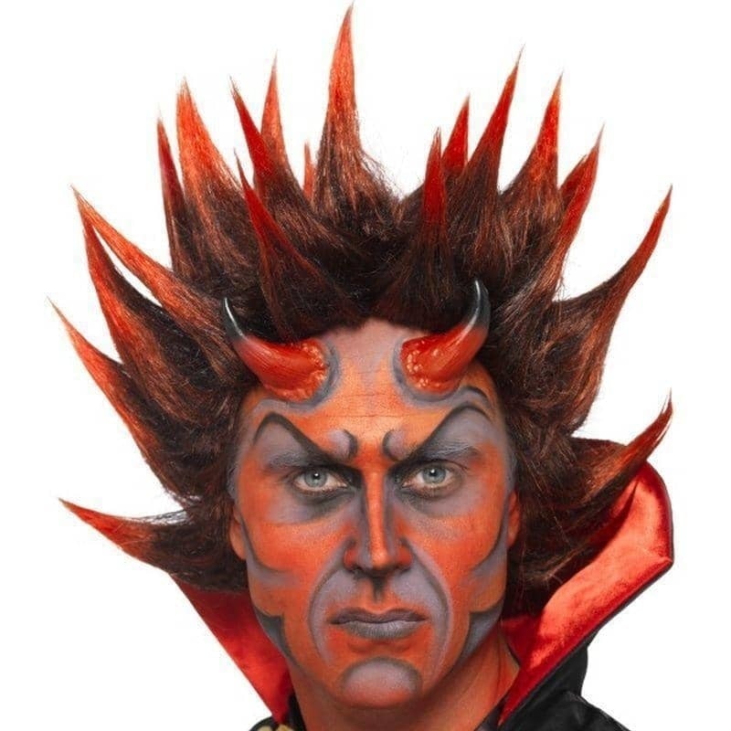 Costumes Australia Devil Punky Wig Adult Red_1