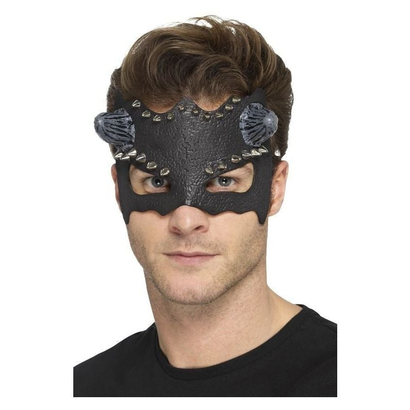 Costumes Australia Size Chart Devil Studded Eyemask Adult Black